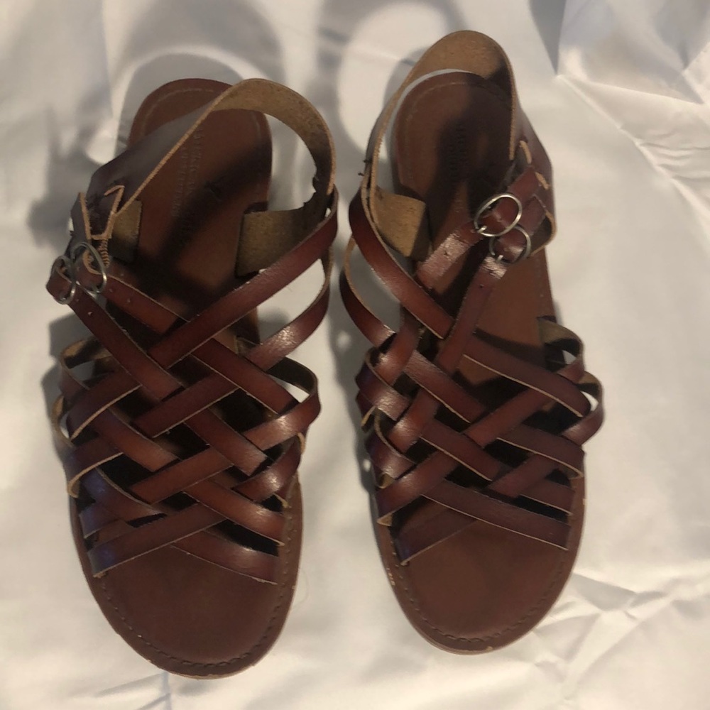 Brown American Eagle Sandals
